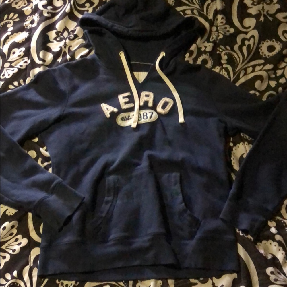 Navy blue Aeropostale hoodie